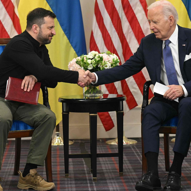 Joe Biden i Volodimir Zelenski