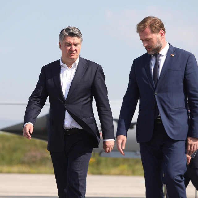Zoran Milanović i bivši ministar obrane - Mario Banožić