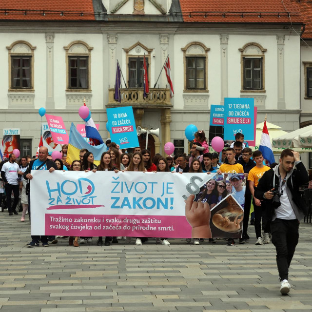 Hod za život u Varaždinu 2022. godine