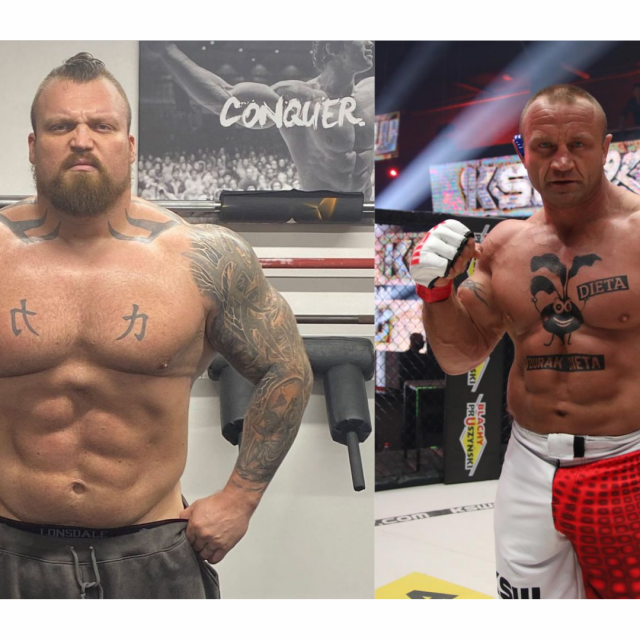 Eddie Hall i Mariusz Pudzianowski