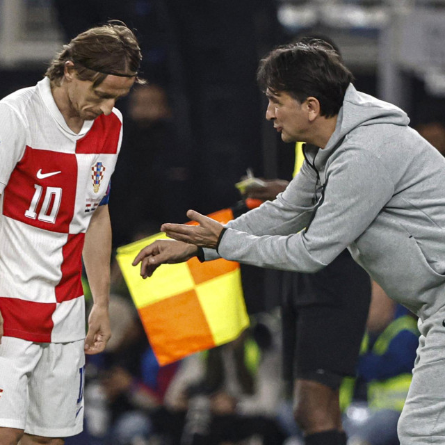Luka Modrić i Zlatko Dalić