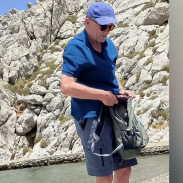 Michael Mosley, jedna od posljednih slika sa Symija