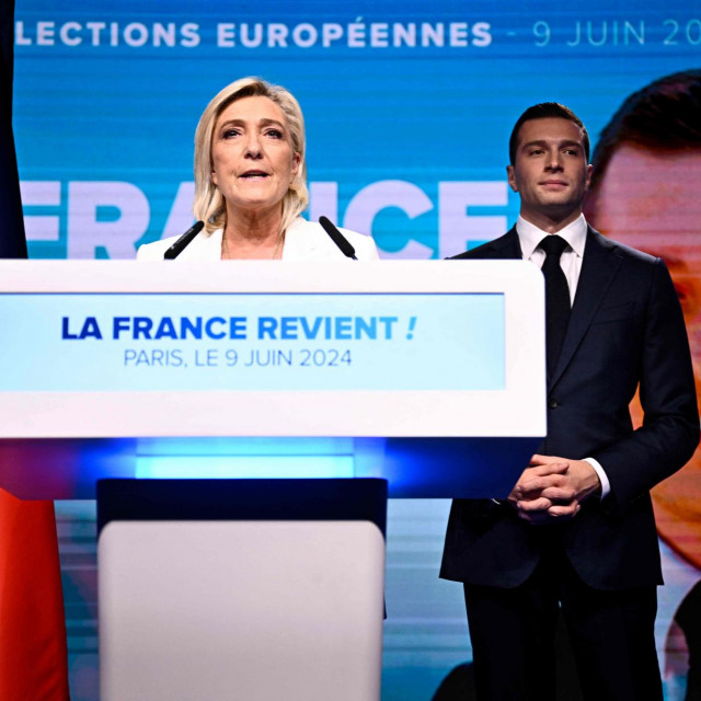 Marine Le Pen i Jordan Bardella