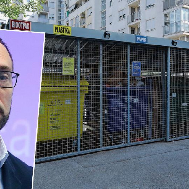 Tomislav Tomašević i prostor za kontejnere