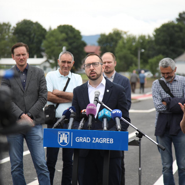 Tomislav Tomašević na otvaranju produžetka Branimirove ulice