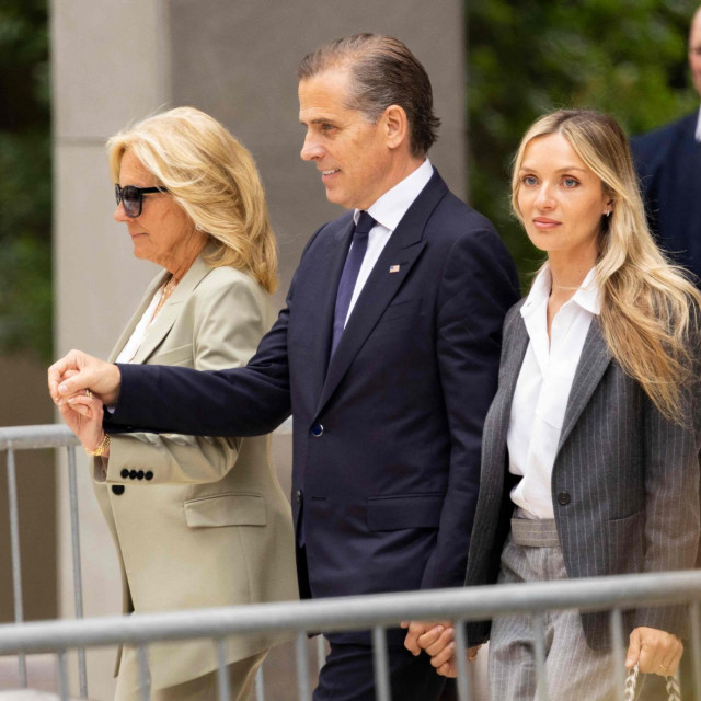 Jill Biden, Hunter Biden i njegova supruga Melissa Cohen Biden
