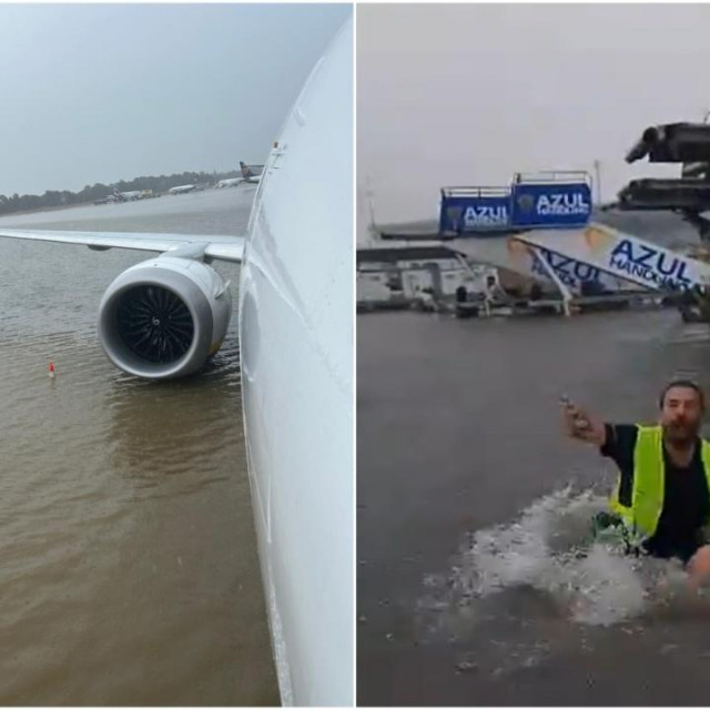 Poplava aerodroma u Palma de Mallorci
