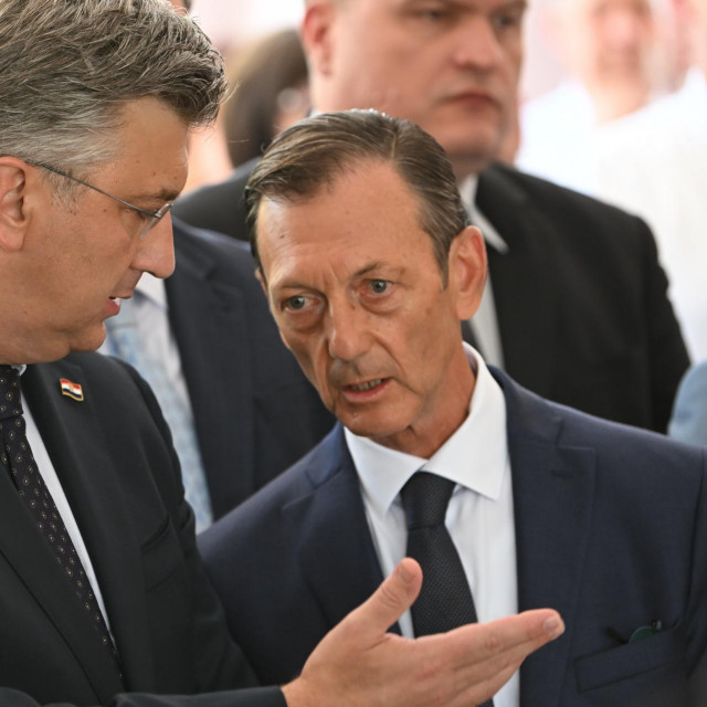 Andrej Plenković i Julije Meštrović