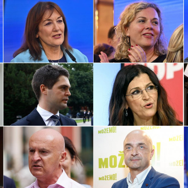 Davor Ivo Stier, Dubravka Šuica, Željana Zovko, Sunčana Flavak, Nikolina Brnjac, Karlo Ressler, Romana Jerković, Tonino Picula, Biljana Borzan, Fred Matić, Gordan Bosanac, Stjepko Bartulica