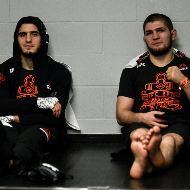 Islam Makhachev i Khabib Nurmagomedov