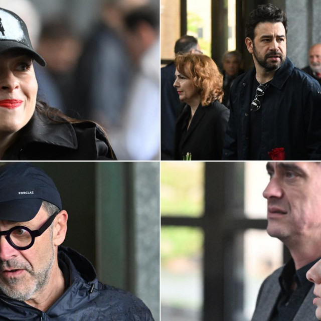 Posljednji ispraćaj glumca Duška Valentića.