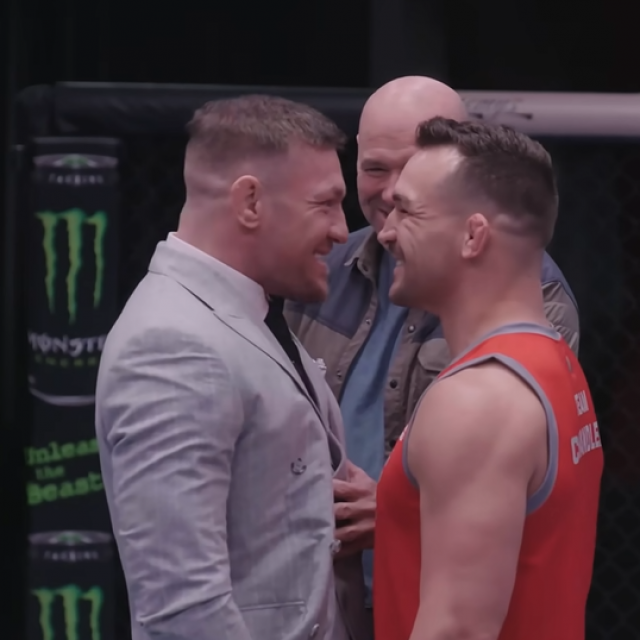 Conor McGregor (lijevo) i Michael Chandler (desno)