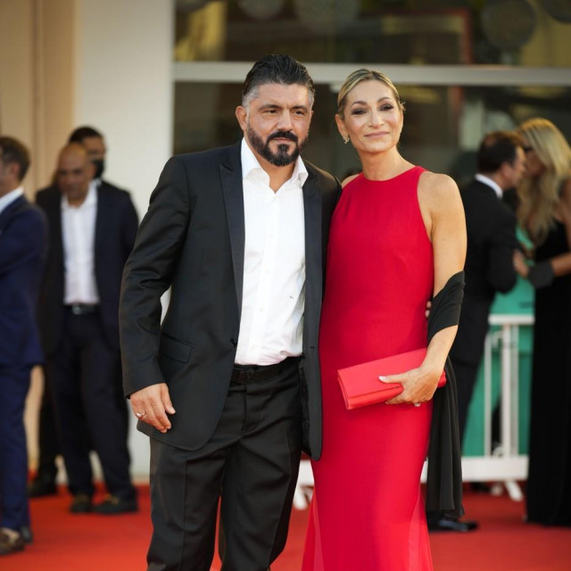 Gennaro Gattuso i Monica Romano