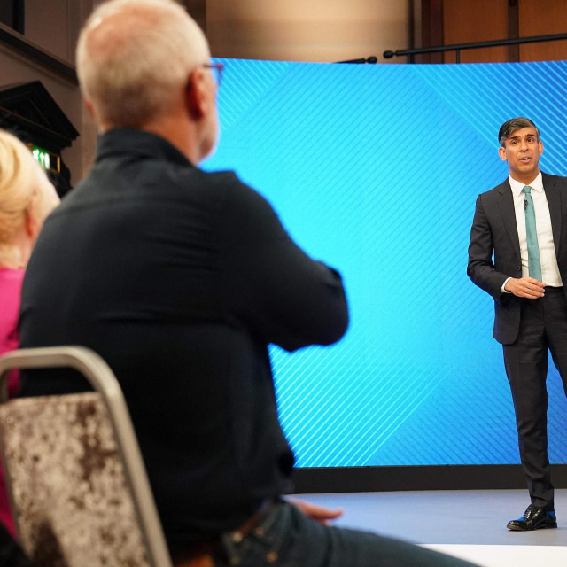 Rishi Sunak u debati sa Keirom Starmerom