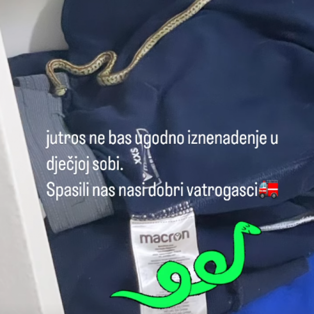 Zmija u dječjoj sobi Monike Sablić