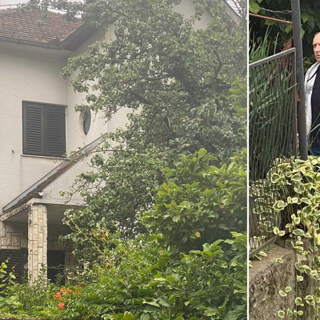 Kuća u kojoj je pronađena mrtva žena i policijski istražitelj