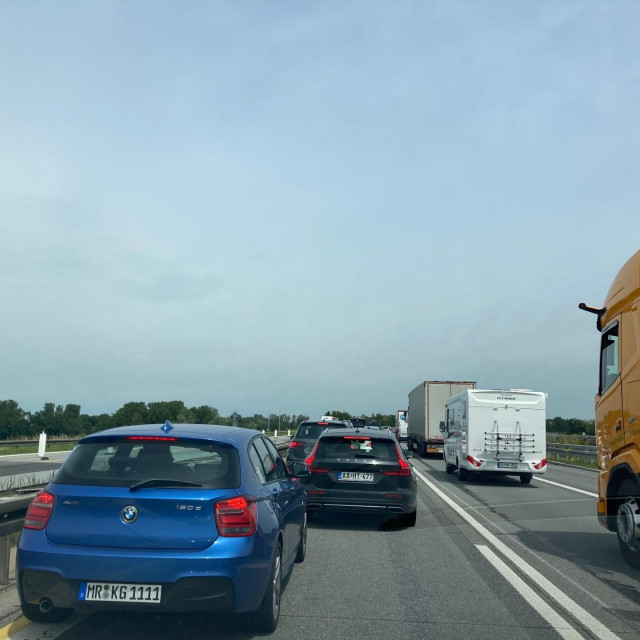 Gužve na putu prema Njemačkoj