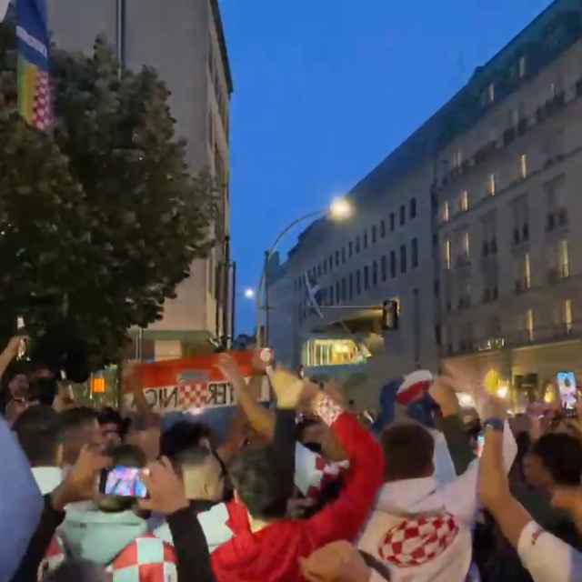 Hrvatski navijači u Berlinu
