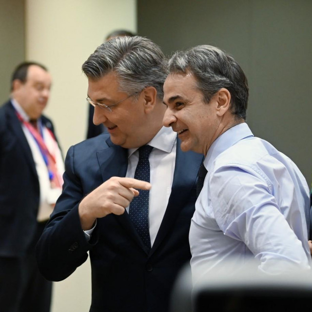 Ursula von der Leyen, Andrej Plenković i Kyriakos Mitsotakis