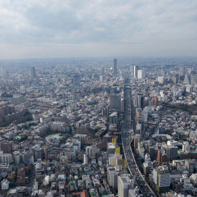 Panorama Tokija, Japan