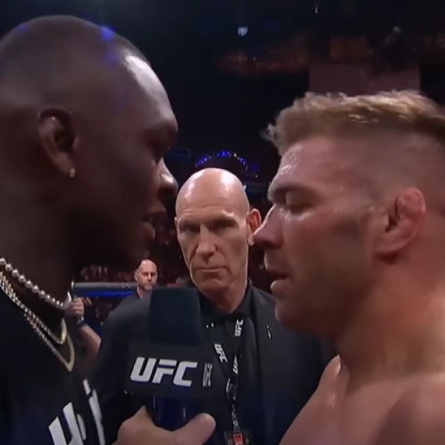 Israel Adesanya (lijevo) i Dricus Du Plessis (desno)