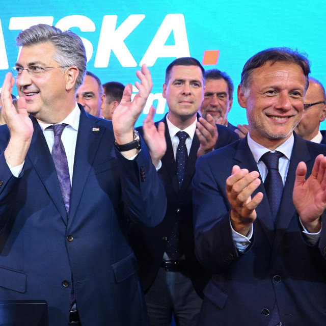 Predsjednik Vlade Andrej Plenković i predsjednik Sabora Gordan Jandroković