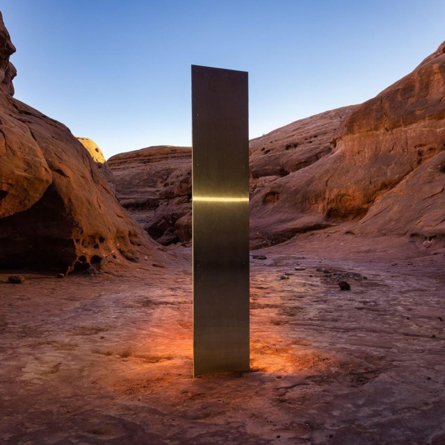 Monolit pronađen u saveznoj državi Utah 2020.