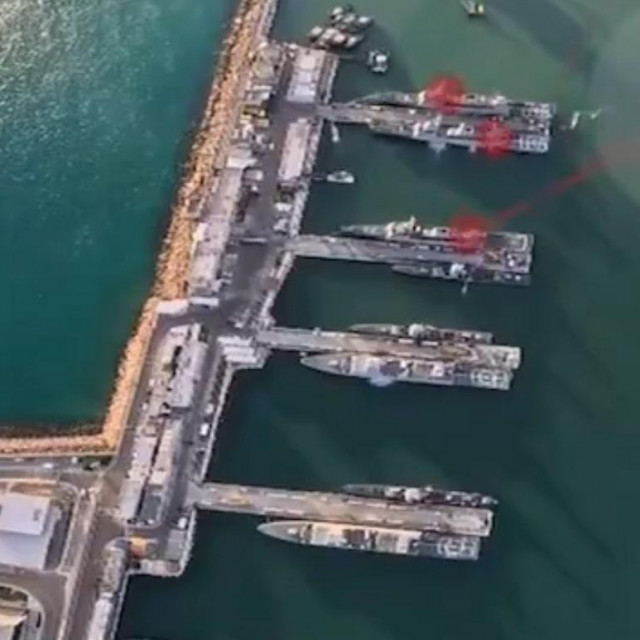 Snimka Haife iz drona Hezbollaha