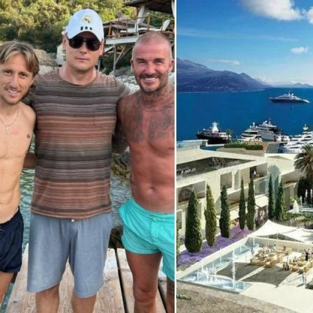 Luka Modrić, Vicenco Blagaić i David Beckham; budući izgled lokacije Tri sestrice