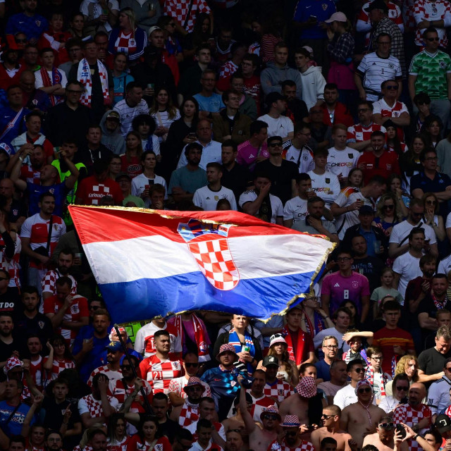 Hrvatski navijači u Hamburgu