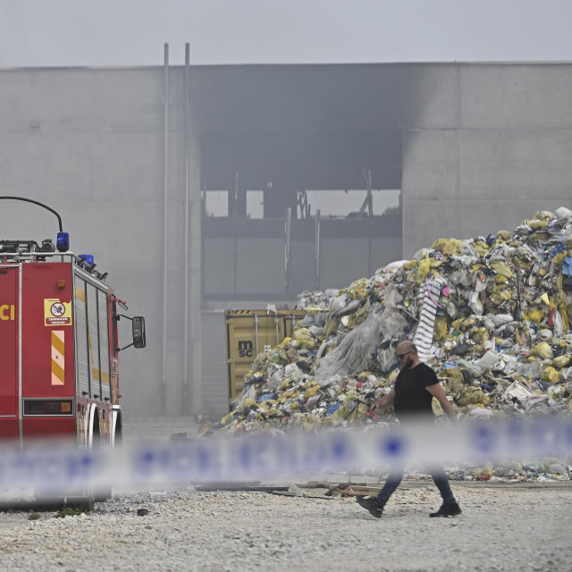 Mjesto na kojem je izbio požar u Zaprešiću