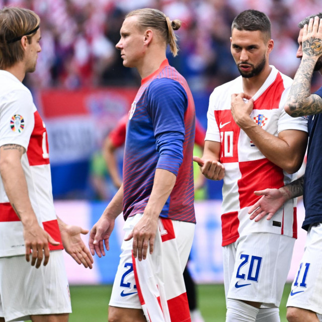 Marko Pjaca, Marcelo Brozovic, Borna Sosa i Domagoj Vida.
 