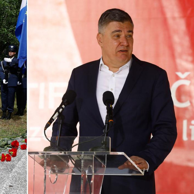 Zoran Milanović u Spomen-parku Brezovica 