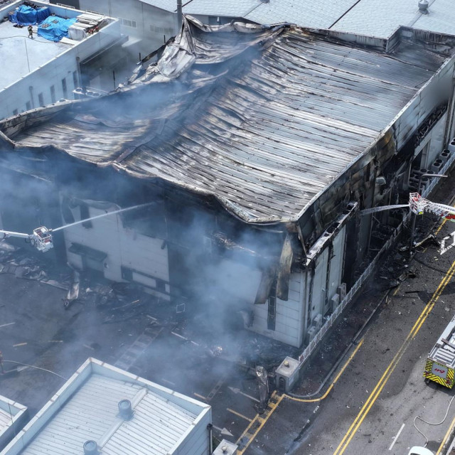 Požar u tvornici baterija u Hwaseongu