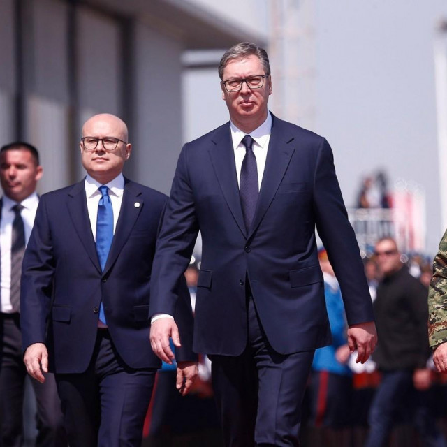 Miloš Vučević i Aleksandar Vučić