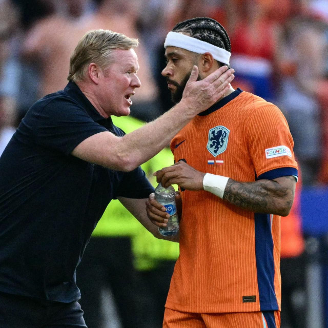 Ronald Koeman i Memphis Depay