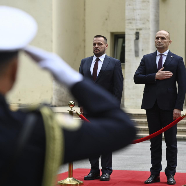 Ejup Maqedonci u posjetu Zagrebu s hrvatskim kolegom Ivanom Anušićem