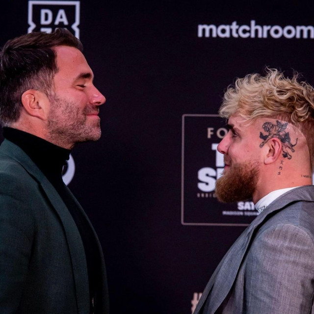 Eddie Hearn i Jake Paul