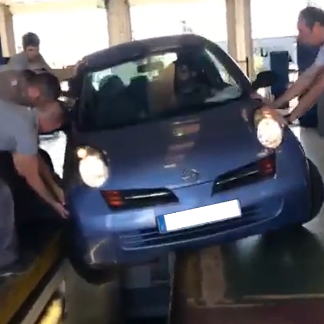 Nissan Micra na tehničkom
