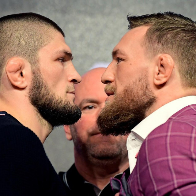 Khabib Nurmagomedov (lijevo) vs. Conor McGregor (desno)