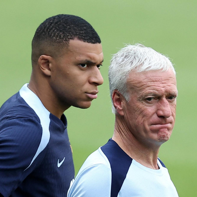 Kylian Mbappe i Didier Deschamps