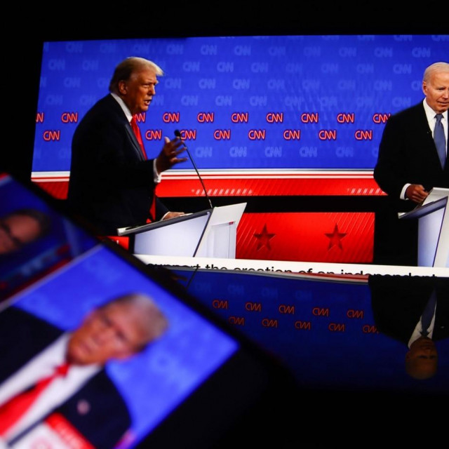 Debata Joe Bidena i Donalda Trumpa