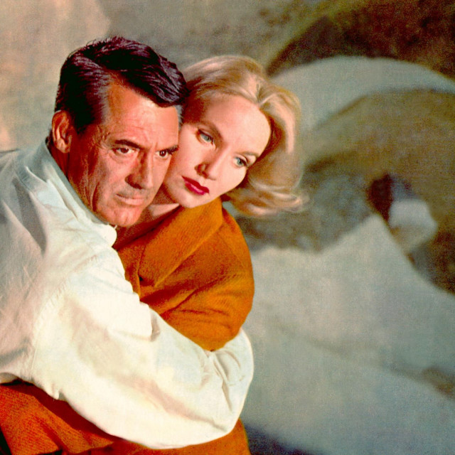 Eva Marie Saint s Caryjem Grantom 1959. u Hitchcockovom filmu ”Sjever sjeverozapad”