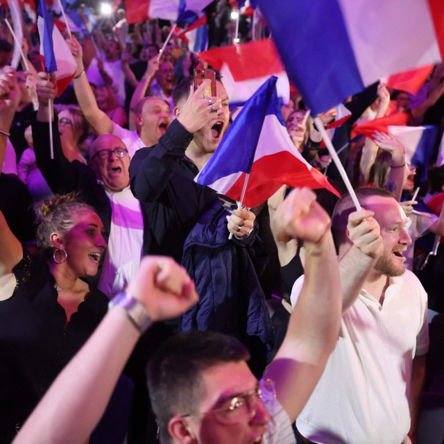 Slavlje pobjednika prvog kruga