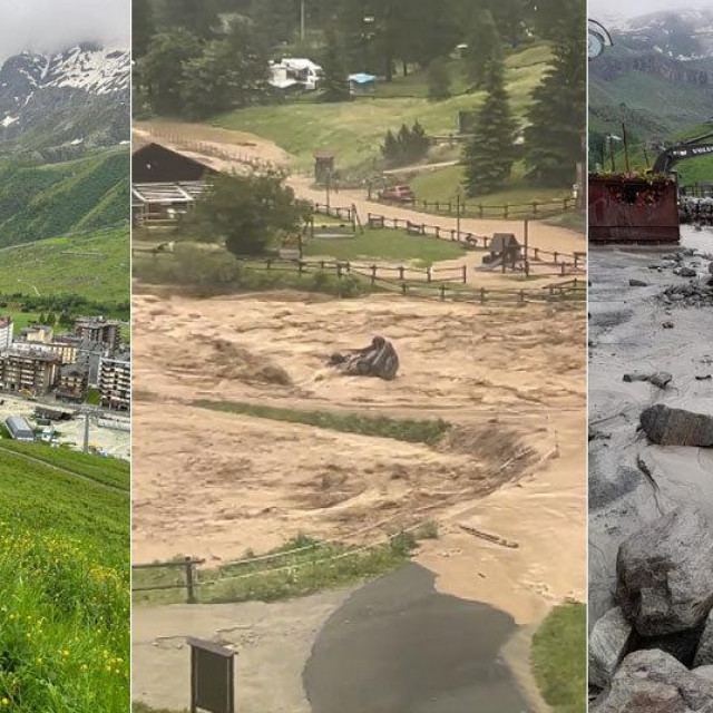 Poplave u Italiji, u mjestima Cogne i Cervinia