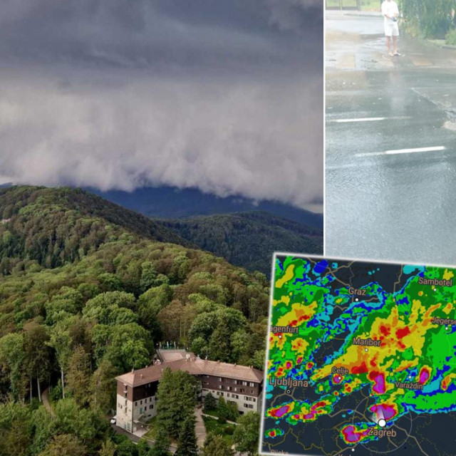 Oluja na Sljemenu, šteta na Gračanima