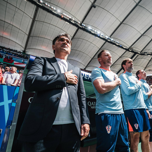 Zlatko Dalić i njegov stožer na Euru