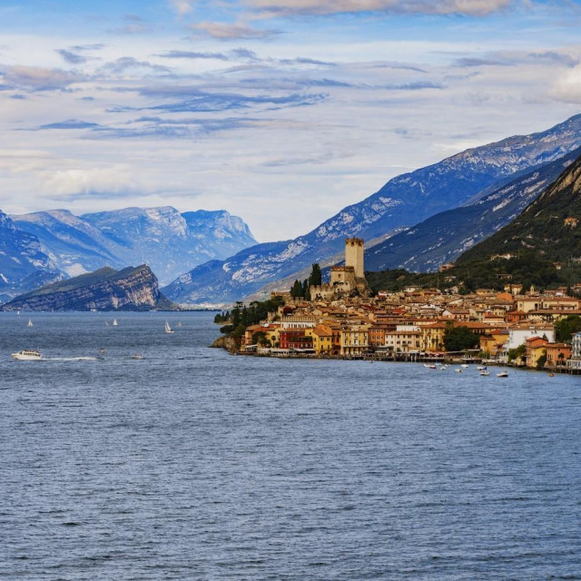 Jezero Garda; ilustracija