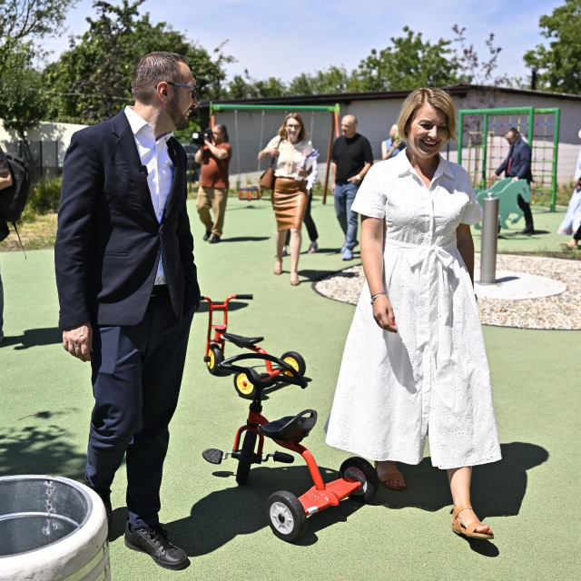 Tomislav Tomašević na otvaranju novog vrtića Zrno, Ivanja Reka