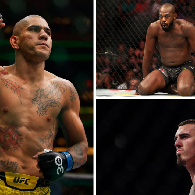 Alex Pereira, Jon Jones i Tom Aspinall